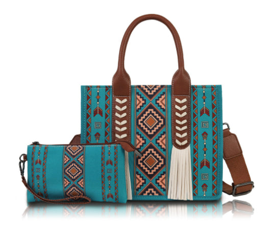 Cotton And Linen Printed Women's One Shoulder Portable Messenger Bag