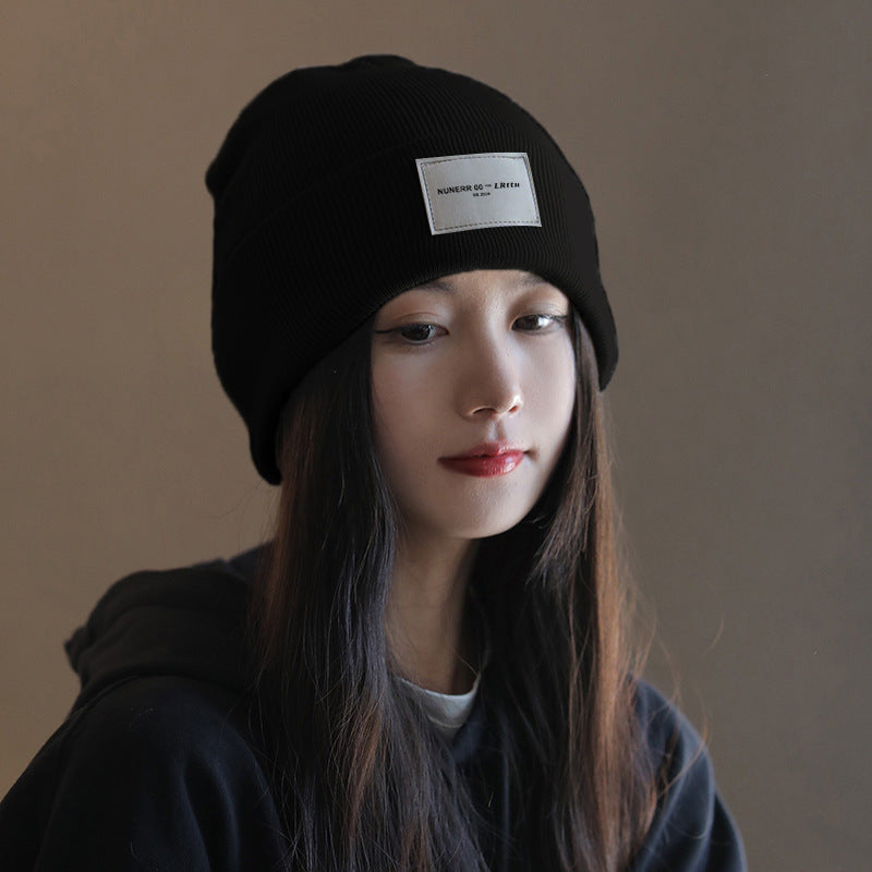 Knitted Hat Women's Winter Korean Style Fashion All-matching