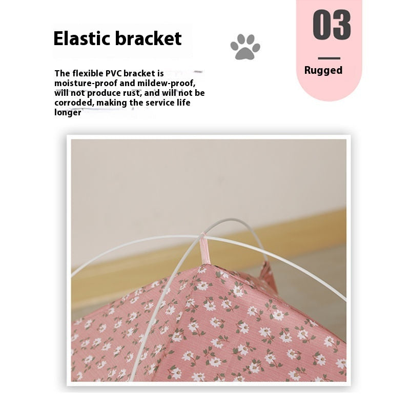 Four-corner Tent Cat Nest Foldable Cat House Kennel Removable And Washable Pet Supplies