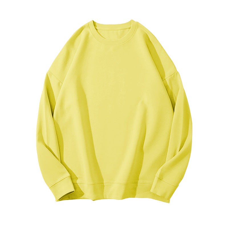 Dame Sweater i Ensfarvet med Pelsdetaljer