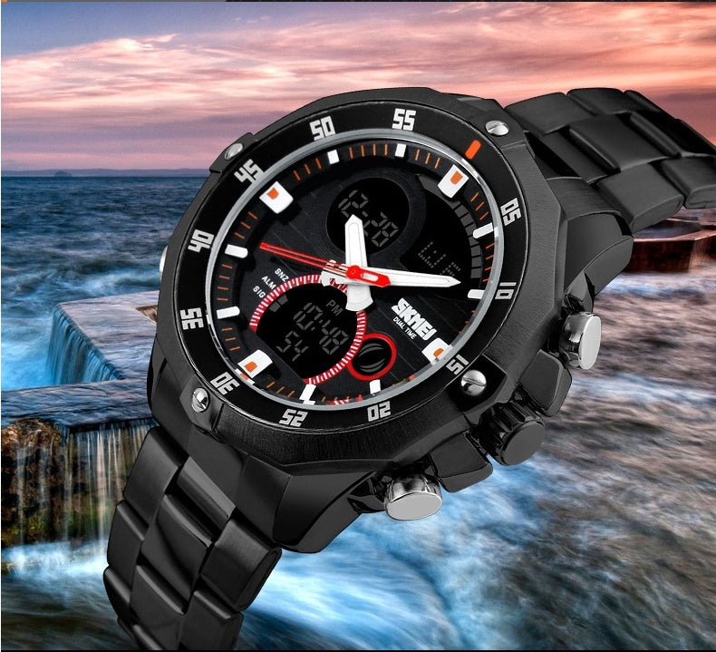 Calendar waterproof multifunctional watch