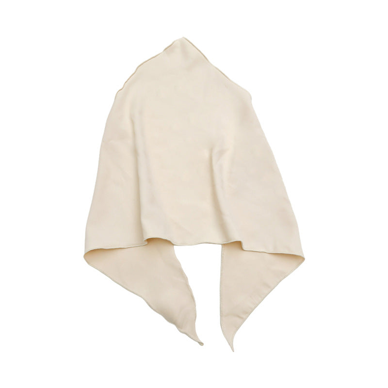 Women's Solid Color Fabric Bag Headscarf