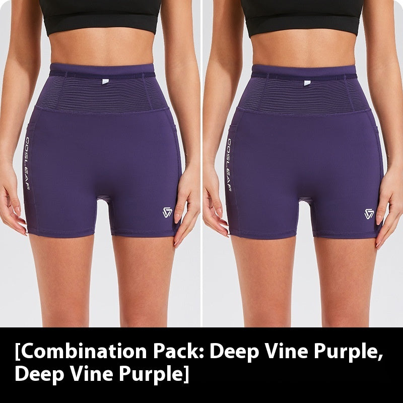 Women's Elastic Breathable Hip-lifting Fitness Shorts