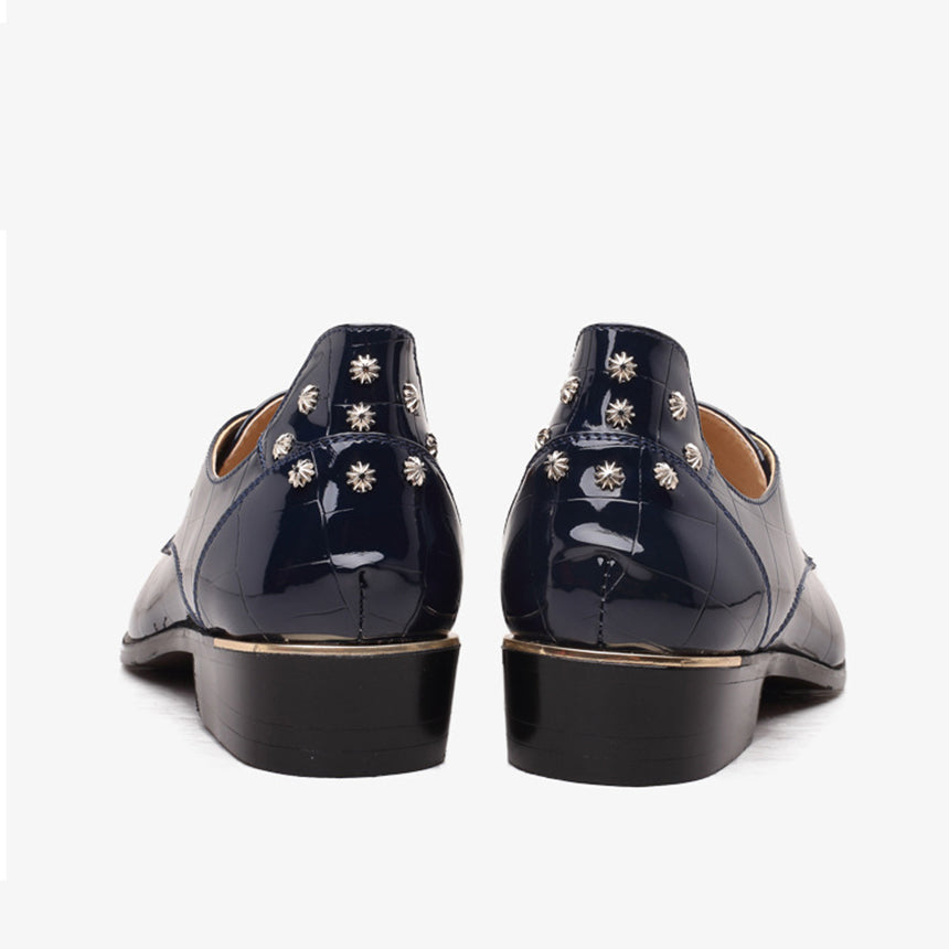 Bright Leather British Business Shoes