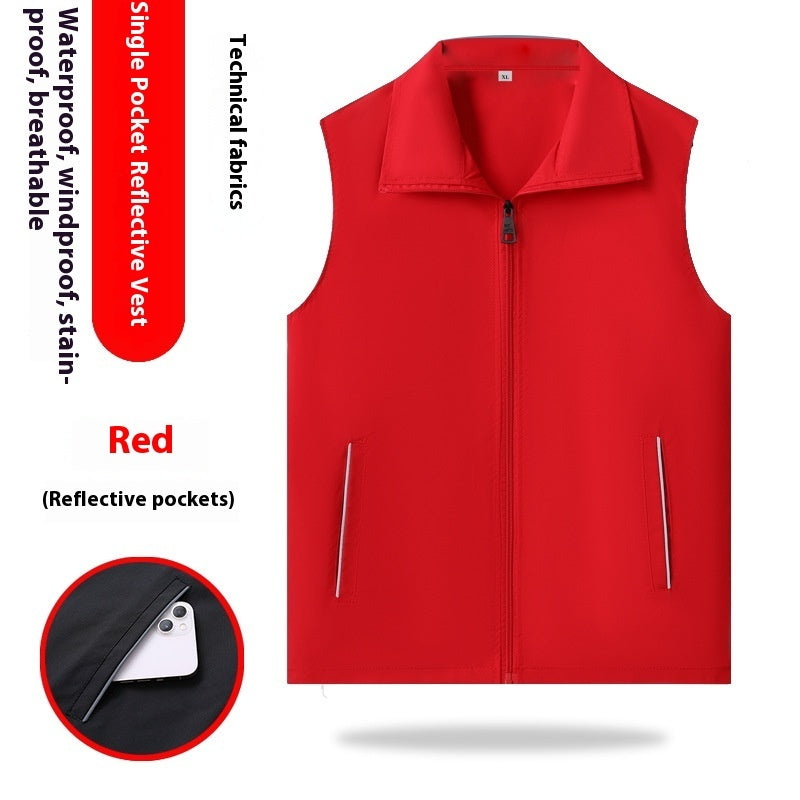High-end Vest Outdoor Reflective Vest Overalls