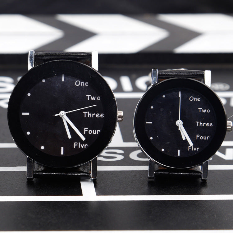 Fashion quartz expression companion watch