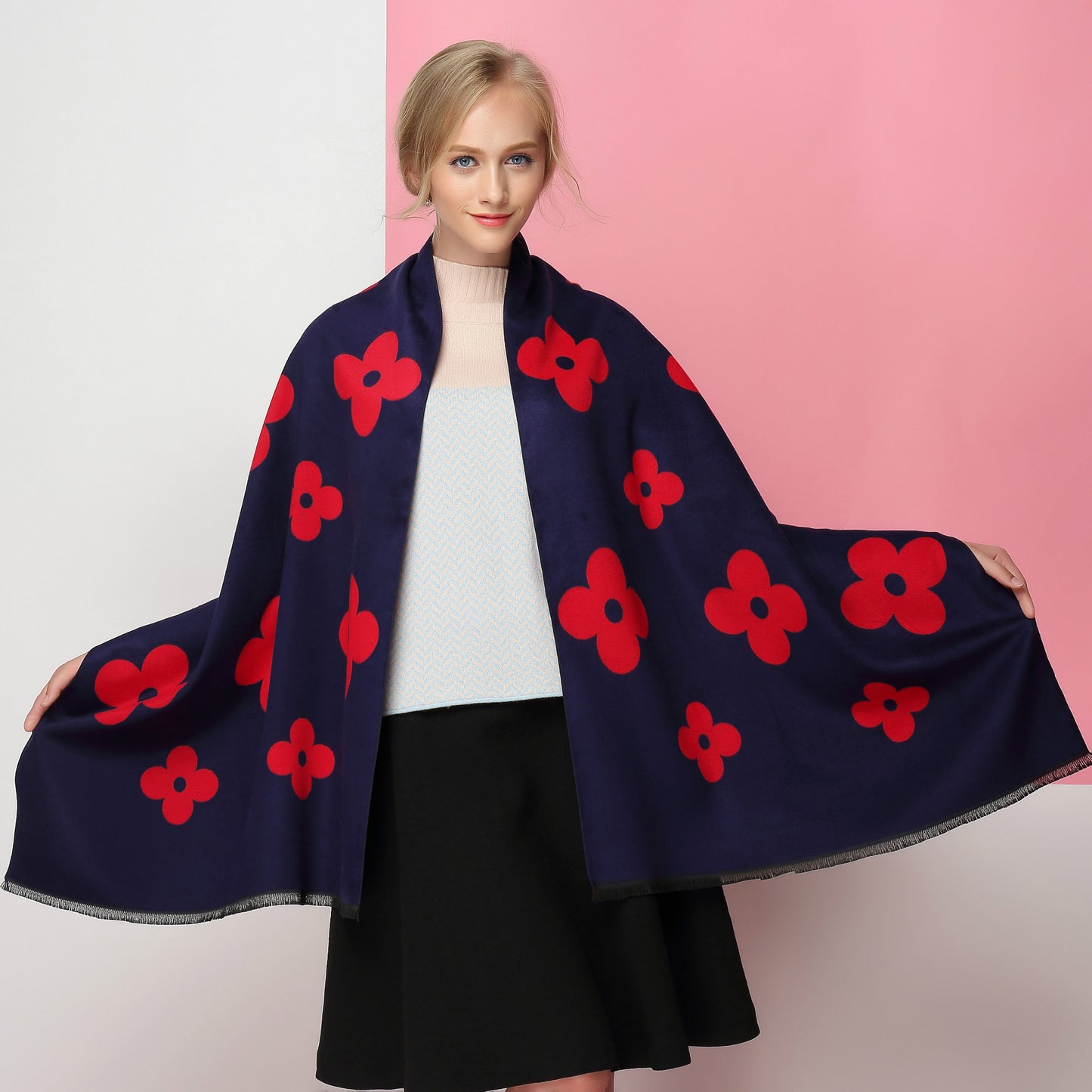 Women's air conditioning warm shawl