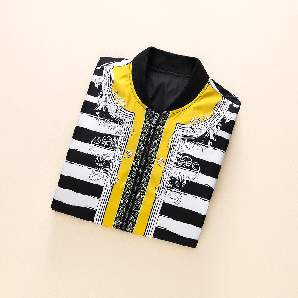 Men's Stand Collar Cardigan Jacket Fashion