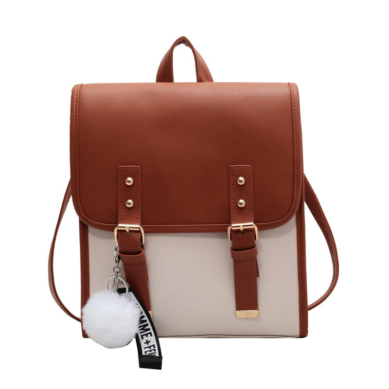 Multi Functional Women's Backpack With New Texture And Fashion Niche