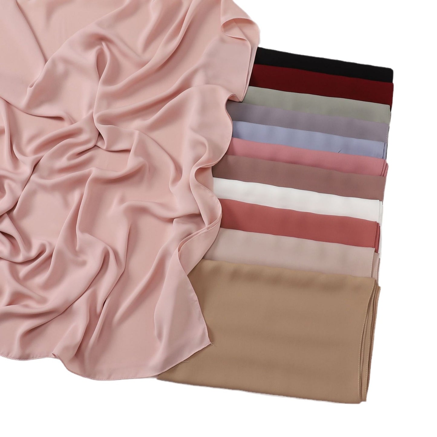 Solid Color Scarf Malay Indonesian Middle East Headscarf