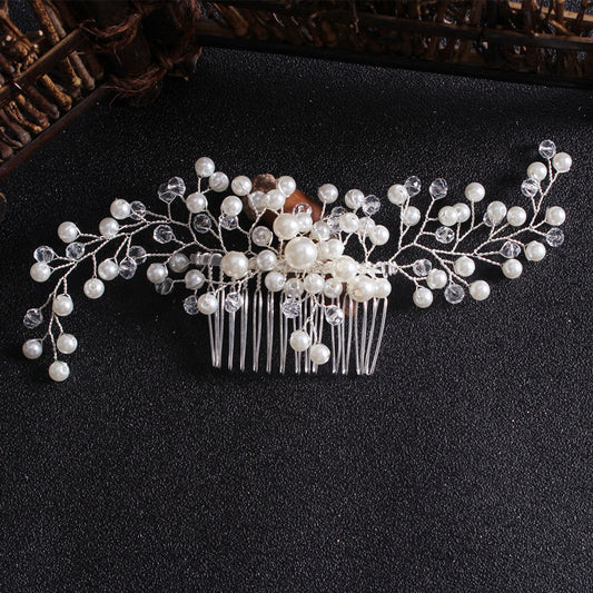 Hand beaded comb