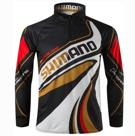 Quick-drying Breathable Sunscreen Adult Professional Fishing Clothing Printed Male Outdoor Long-sleeved Mosquito Fishing Clothing Manufacturers