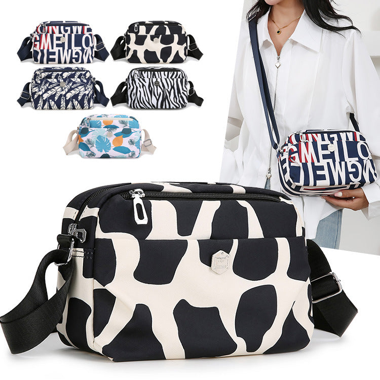 Women's Large-capacity Crossbody Bag, South Korean Silk Casual