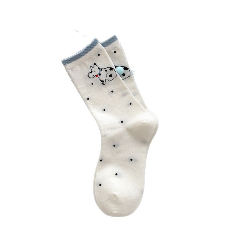 Bow-knot Women's Mid-calf Socks