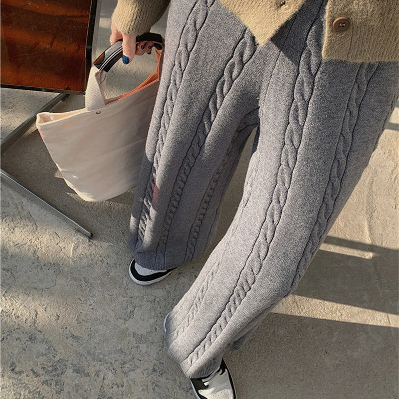 Versatile Minimalist And Stylish Knit Pants