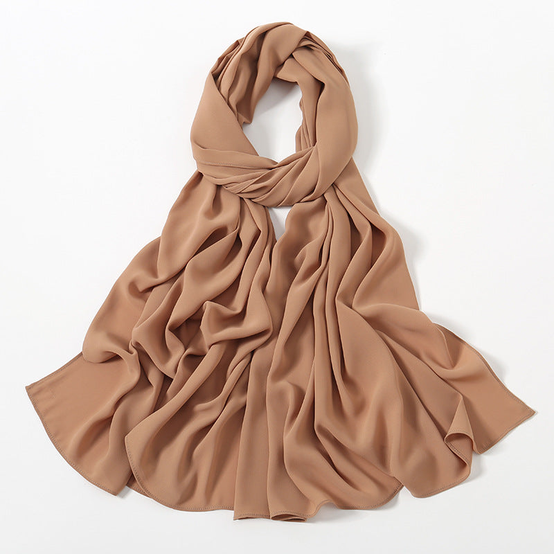 Corner Cathetus All-match Chiffon Headcloth