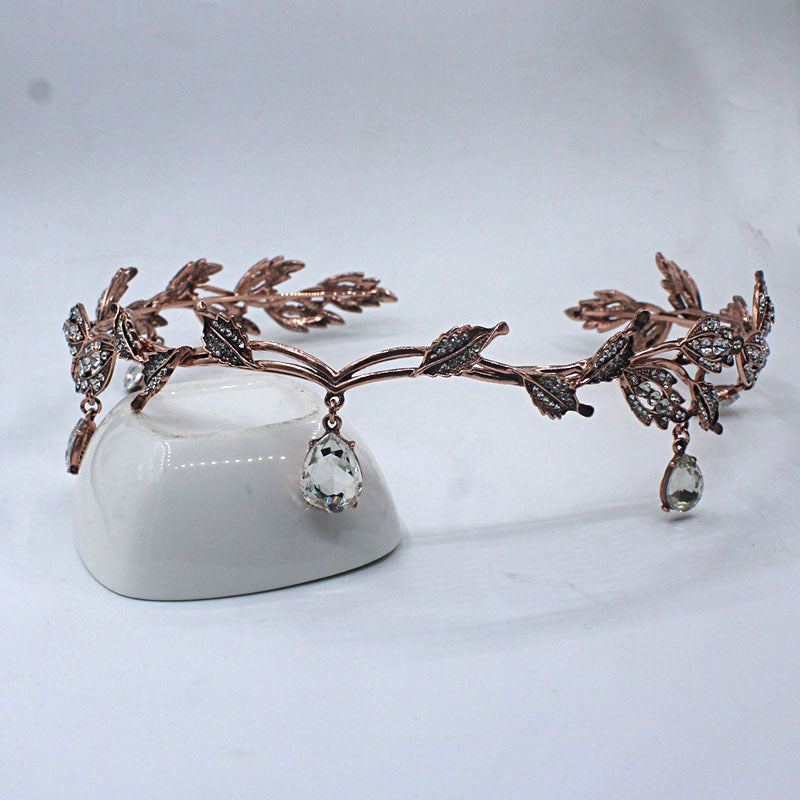 Forehead Diamond Rhinestone Wedding Headdress Vintage