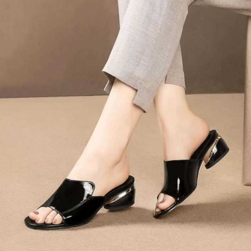 match Casual Women's Shoes Leather Sandals