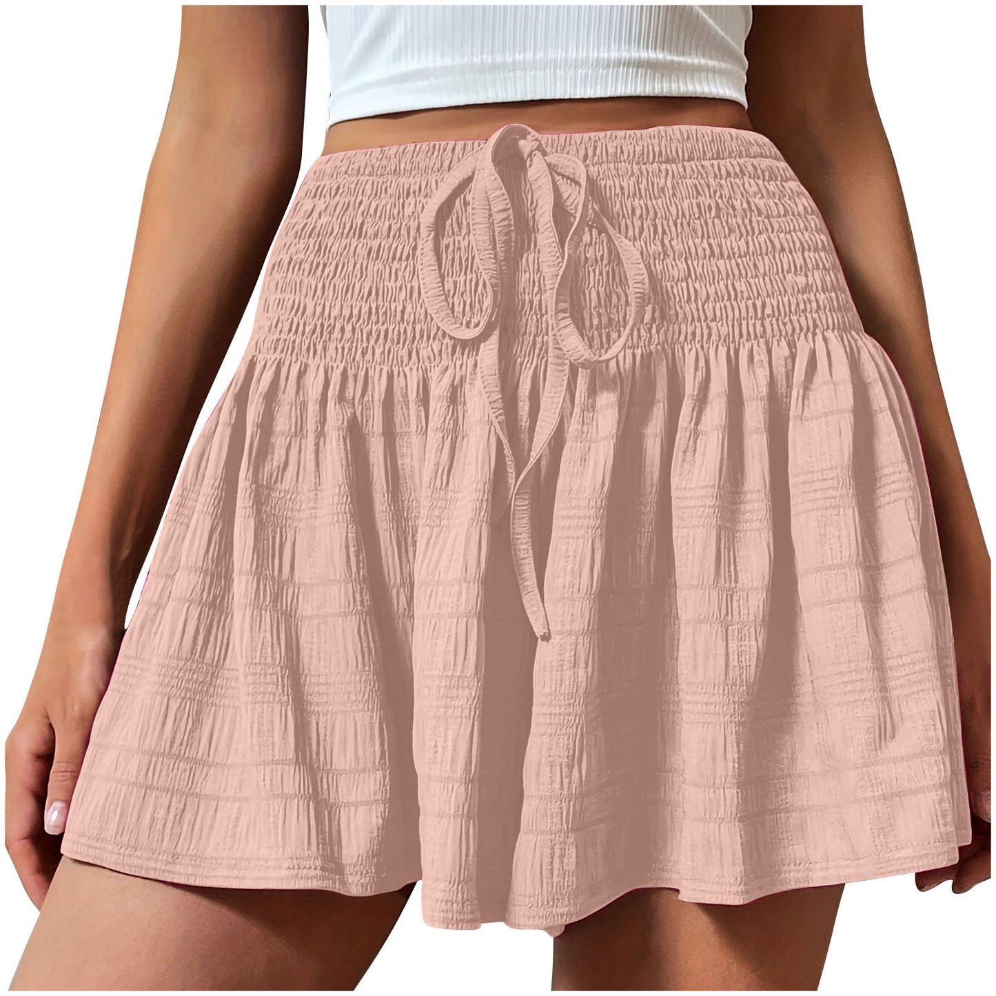 Stylish And Minimalist Drawstring Shorts For Women