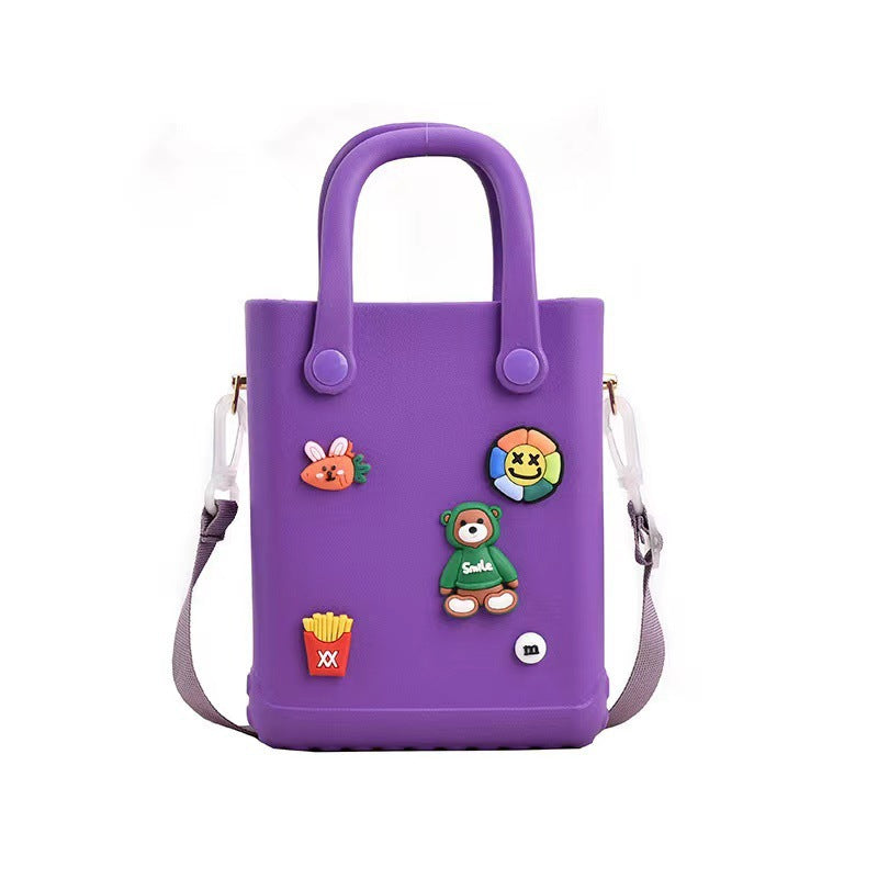 DIY Hole Beach Vacation Bag Women's Simple Handbag