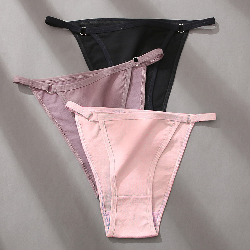 Women's Low Waist Ring Sexy Shorts