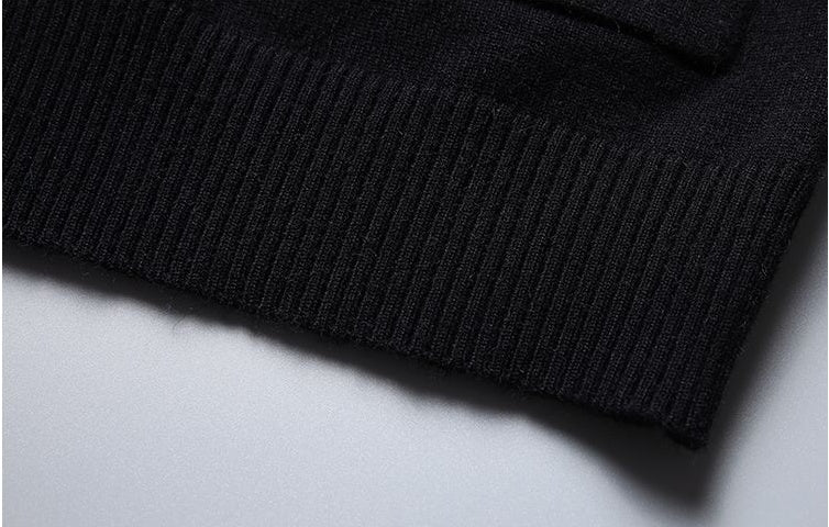 Autumn And Winter Cardigan Sweater Men's Slim Knit Sweater