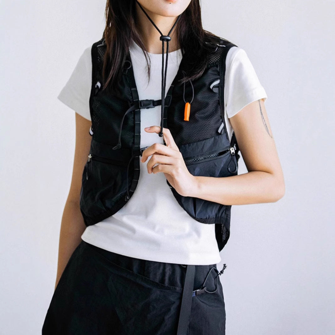 Outdoor Stitching Design Backpack Integrated Multifunctional