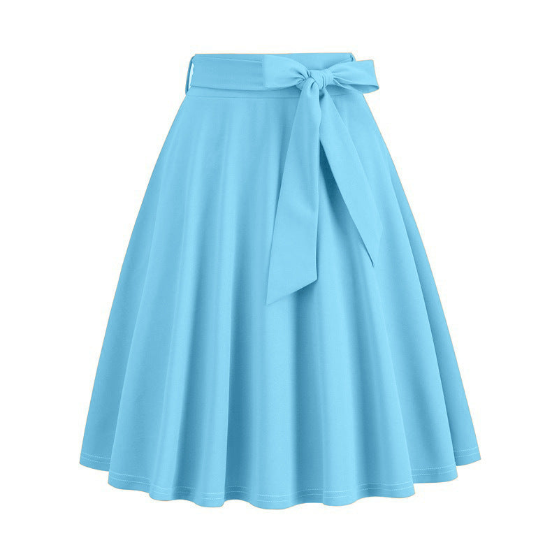 Women's Fashion European And American Style Plaid Skirt