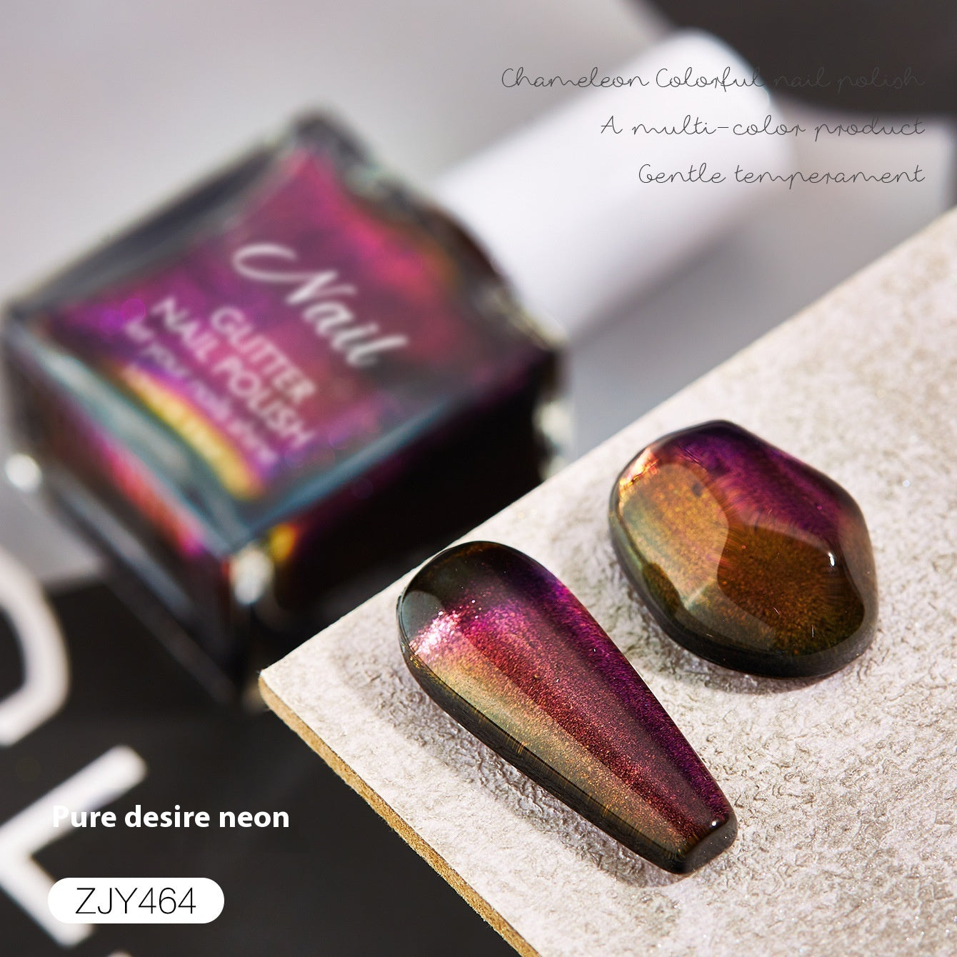 Metal Magic Mirror Chameleon Water-based Nail Polish