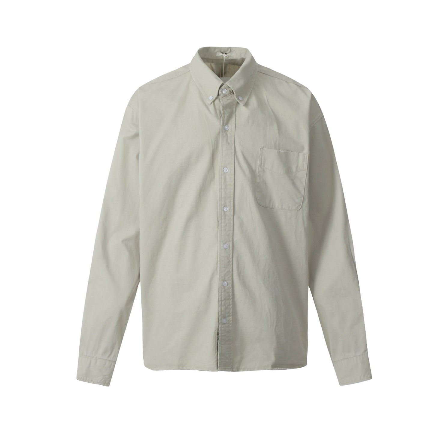 American Retro Solid Color Shirt Autumn