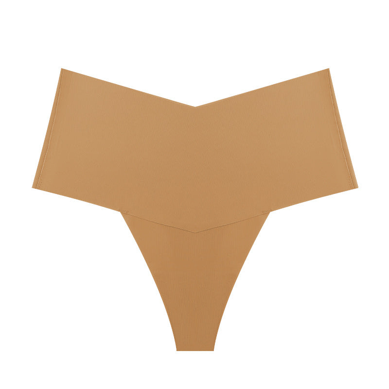Women's Seamless Ice Silk Cotton Crotch Underwear