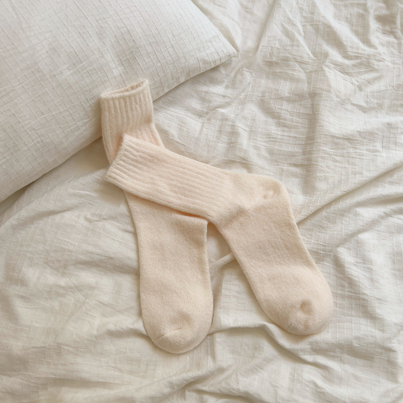 Thickened Cozy Mid-calf Slouch Socks For Women
