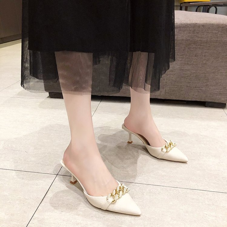 Women's Pointed-toe Stiletto Sandals And Slippers