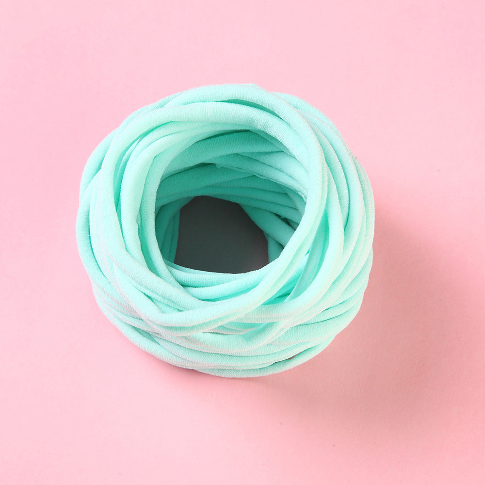 European And American INS Seamless Nylon Fine Hair Band Children's Hair Ring Handmade DIY Baby Headband