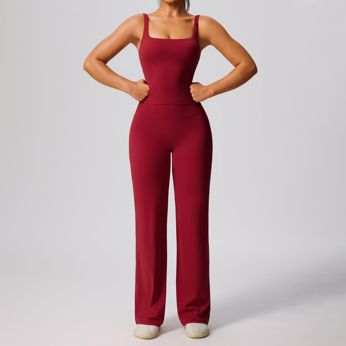 Womens Butt-Lifting Two-Piece Workout Outfit