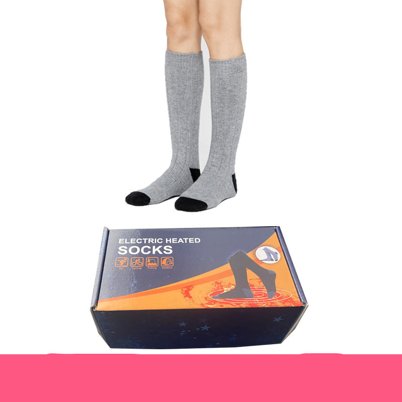 Men's And Women's Winter Warm Feet Heating Charging Socks