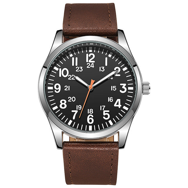 Force Field Fabric Strap 24-hour Display Watch