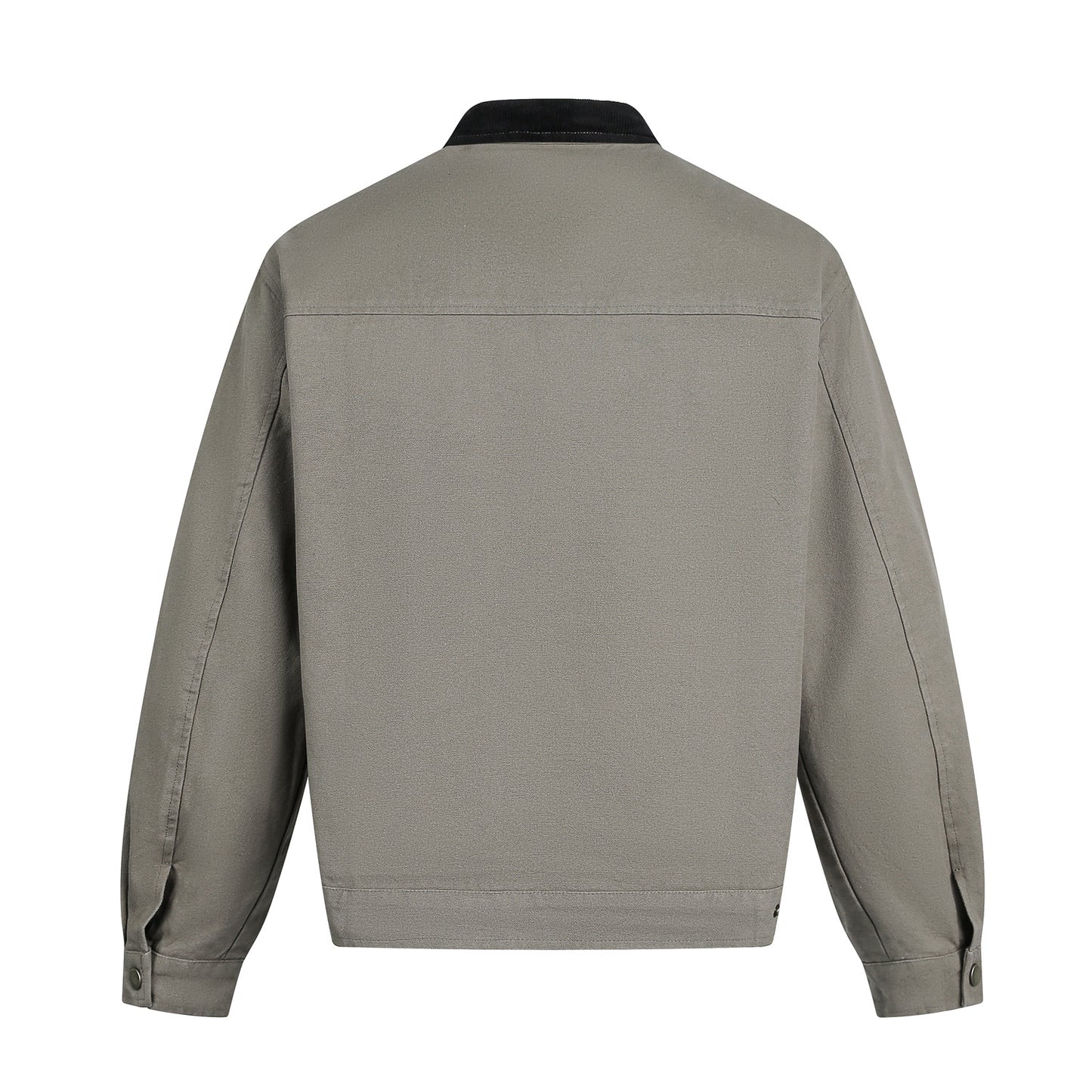 Men's Washed Corduroy Collar Stitching Workwear Jacket
