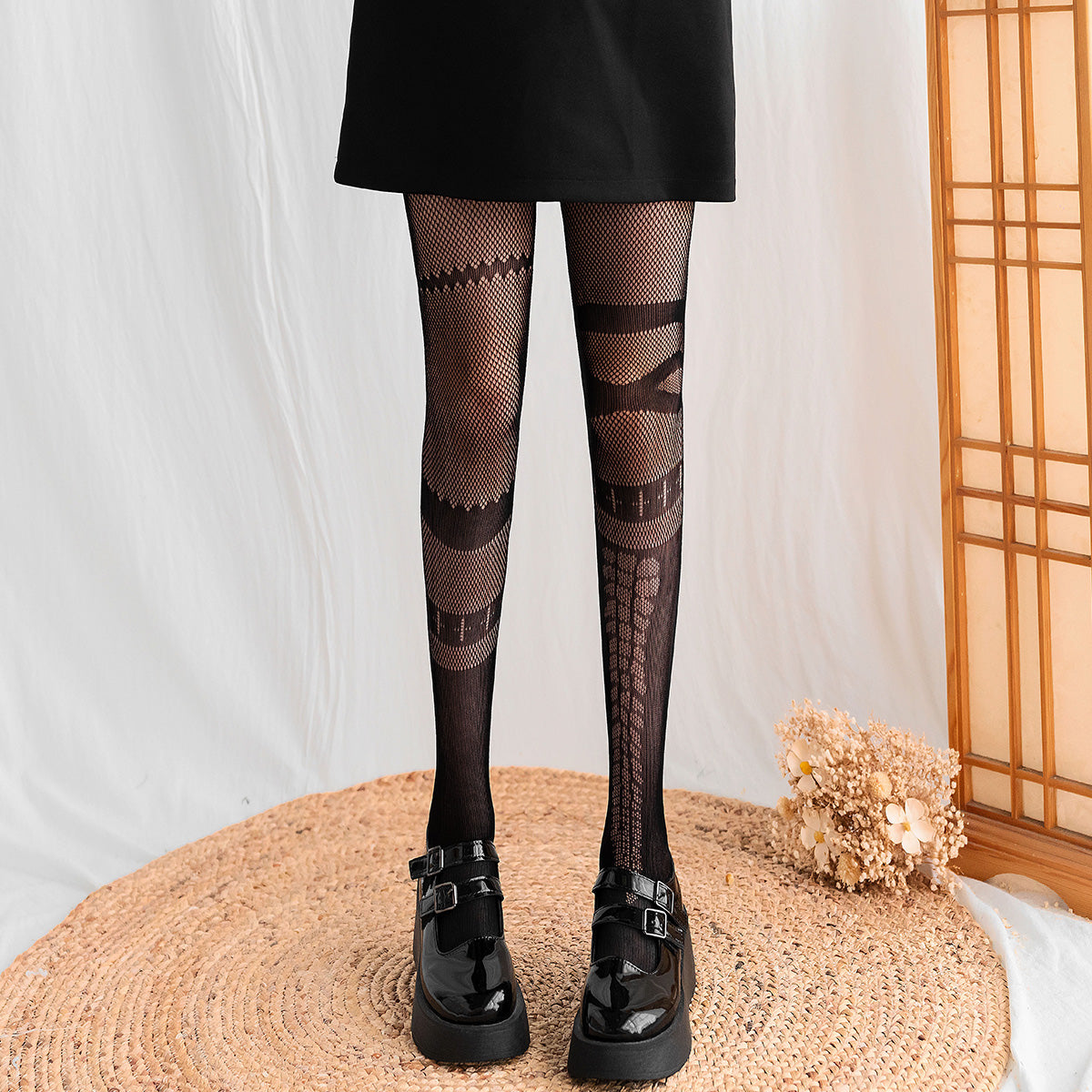 Hard Girl Punk Fishnet Tights Pantyhose Handsome