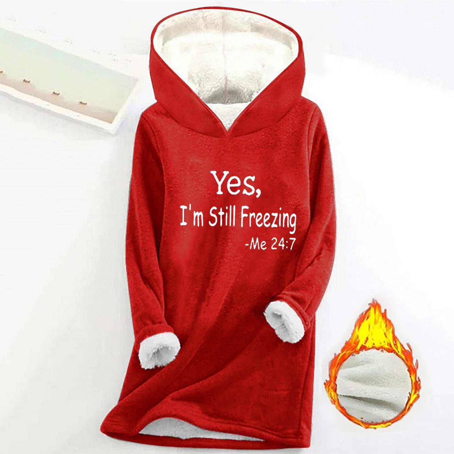 Women's Offset Print Pullover Long Sleeve Casual Plush Sweater