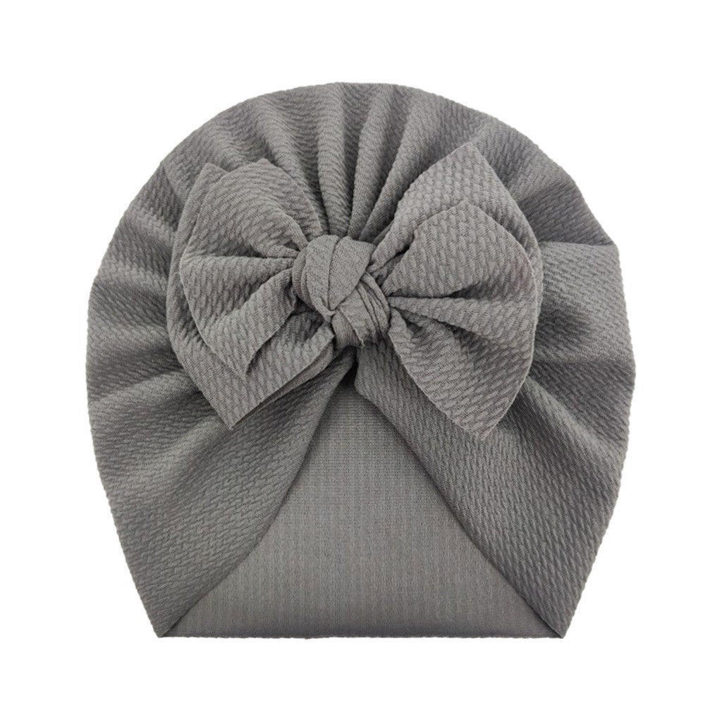 European And American Children's Cute Warm Tire Hat With Bow
