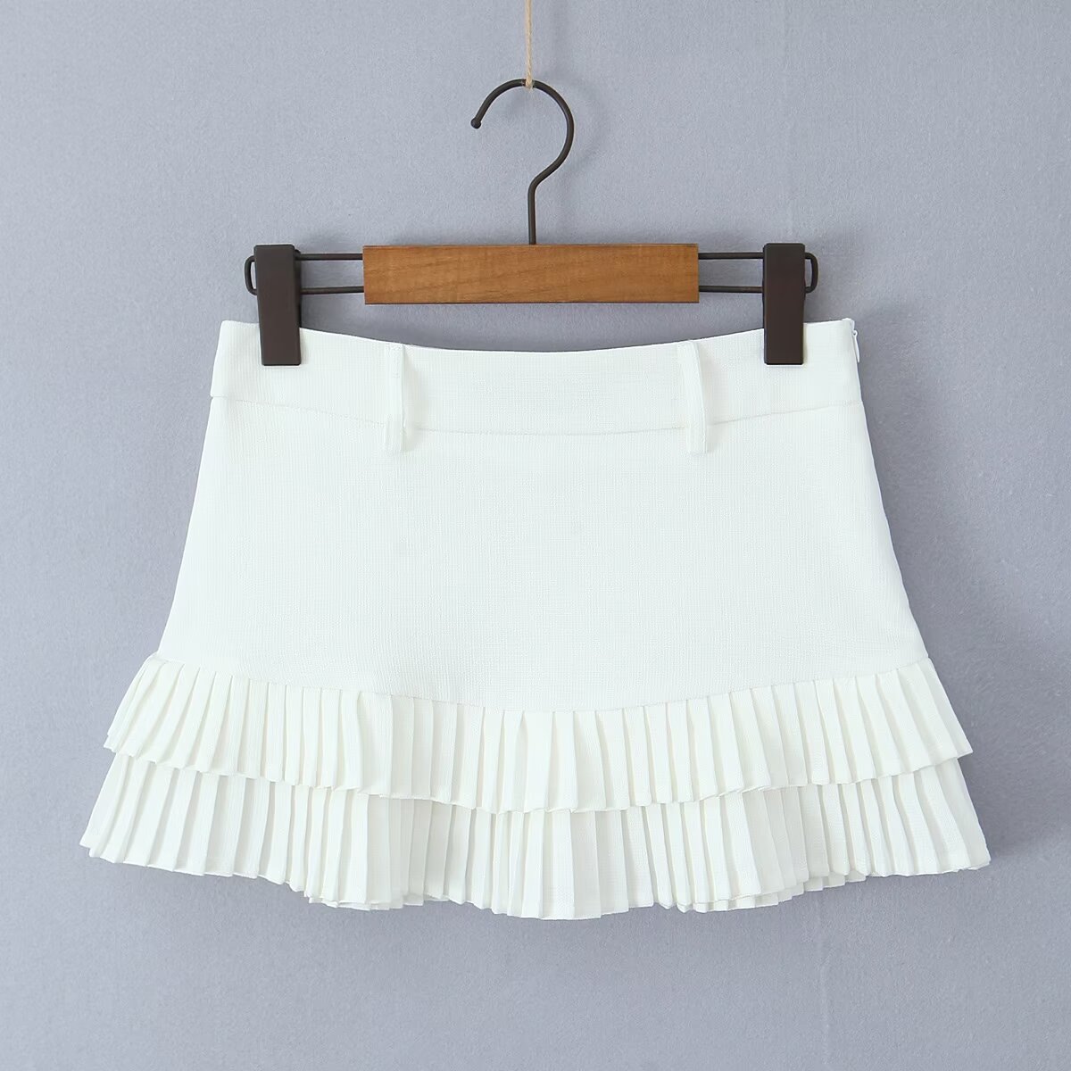 Women's Pleated Mini Skirt Stitching