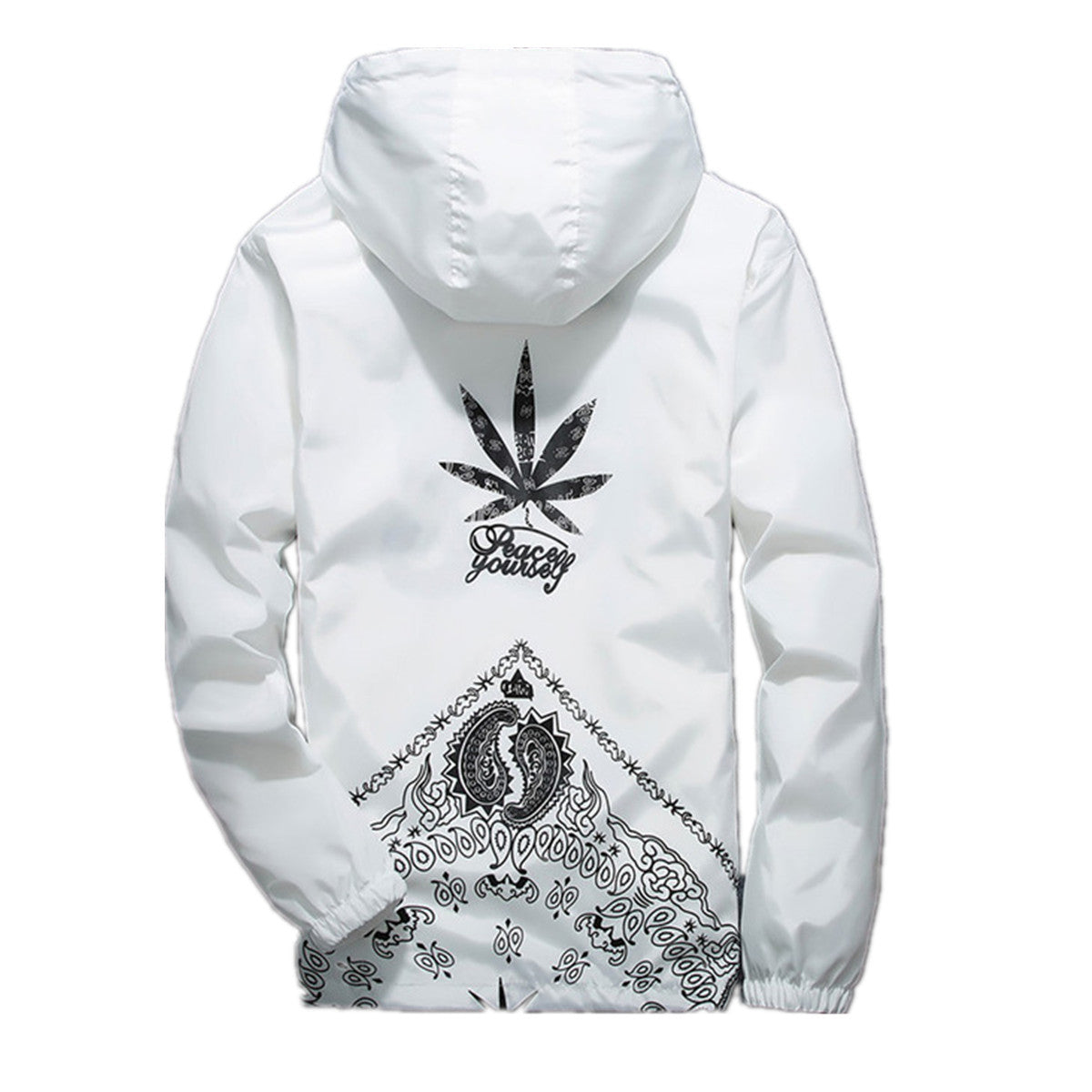 Spring new Japanese wind hooded men's casual jacket