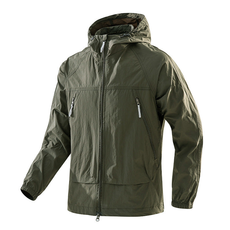 Thin Hood Sun Protection Clothing Outdoor Casual Sports Jacket