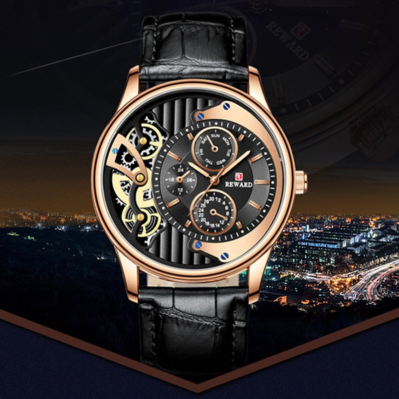 Men's Watch Belt Casual 30m Waterproof Quartz Watch