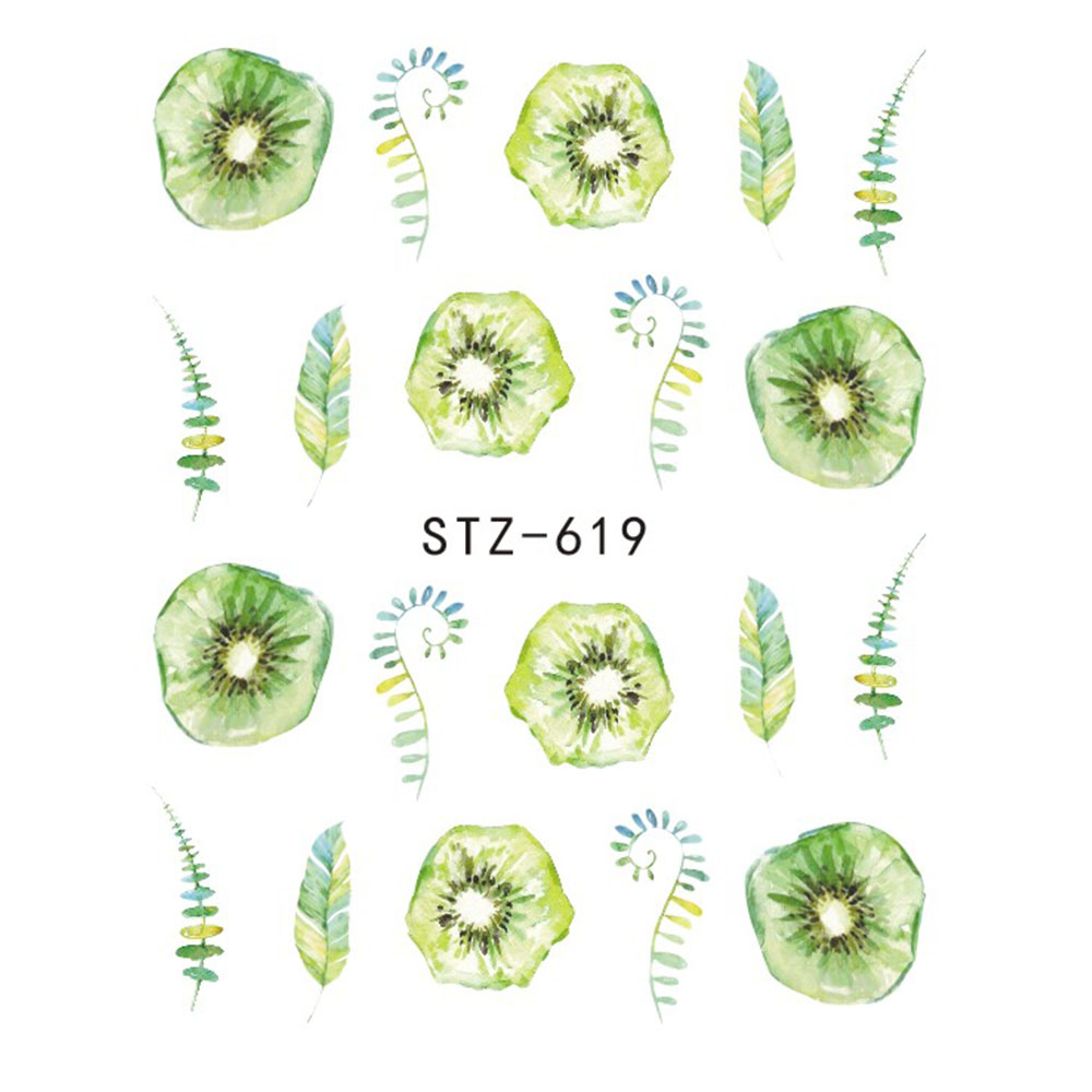 Nail Sticker Butterfly Flower Water Transfer Decal Sliders for Nail Art Decoration Tattoo Manicure Wraps Tools Tip JISTZ508  1pcs