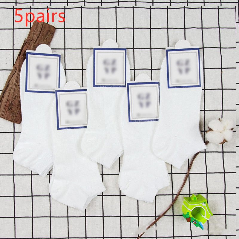 Middle and high grade cotton solid color sock