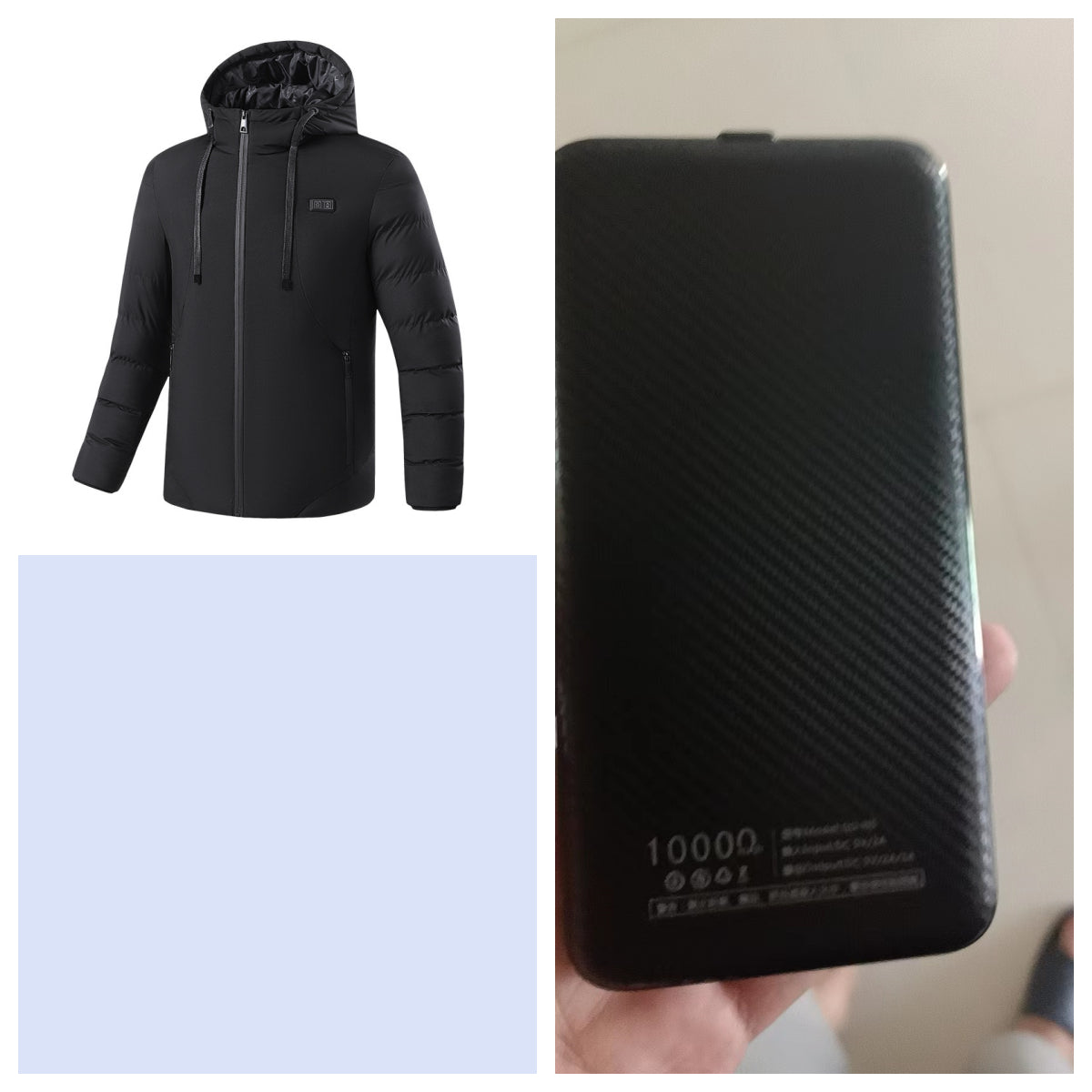 zone11-  Heating Jacket Winter USB Carbon Fiber Heating