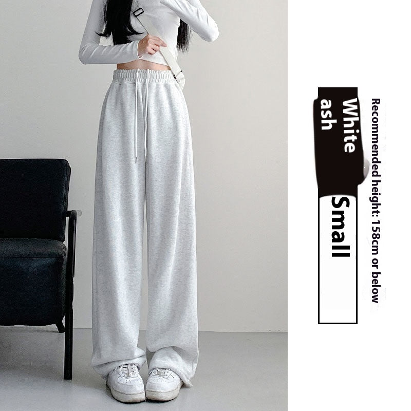 High Street Loose Wide Leg Leisure Ankle-tied Sweatpants