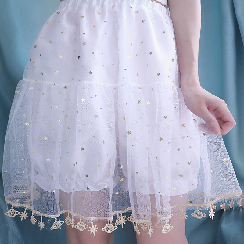 Leggings Women's Anti-glare Lace Rainbow Star Pumpkin Hakama